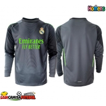 Camisa de Futebol Real Madrid Goleiro Equipamento Alternativo 2025-26 Manga Comprida
